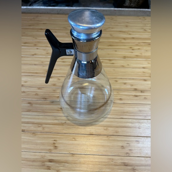Vintage Mid Century MCM Atomic Inland Glass Coffee Carafe  1958 - Picture 10 of 12